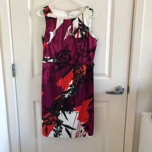 Tahari knee length sheath dress